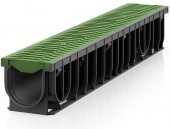 RECYFIX®PRO 100 с решеткой FIBRETEC цвет зеленый папоротник